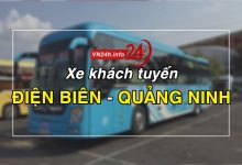 Xe khách tuyến Điện Biên - Quảng Ninh