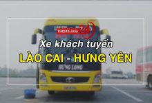 Xe khách tuyến Lào Cai - Hưng Yên