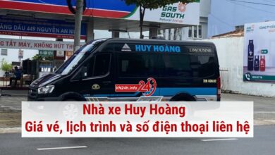 Nhà xe Huy Hoàng - Giá vé, lịch trình và số điện thoại liên hệ
