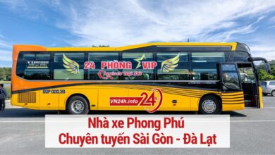 Nhà xe Phong Phú chuyên tuyến Sài Gòn - Đà Lạt