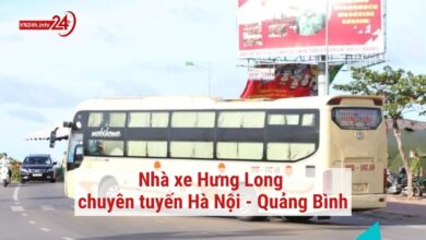 Nhà xe Hưng Long chuyên tuyến Hà Nội - Quảng Bình