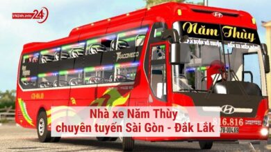 Nhà xe Năm Thùy chuyên tuyến Sài Gòn - Đắk Lắk